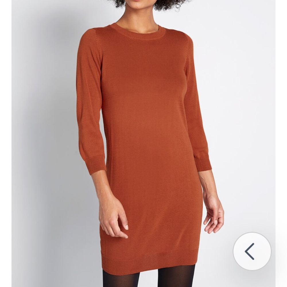 ModCloth 3/4 sleeve sweater dress
